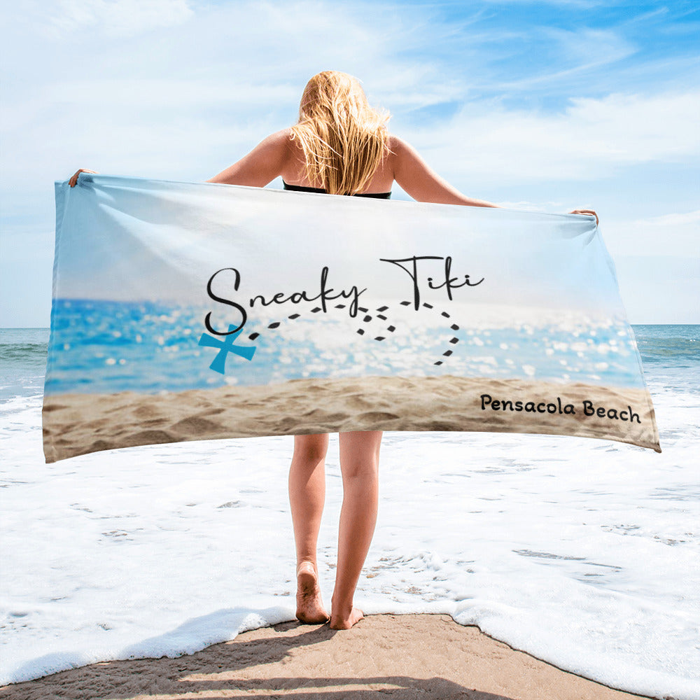 Sneaky Beach Towel
